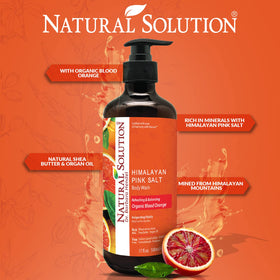 Natural Solution pouring foam from bottle with rich lather benefit