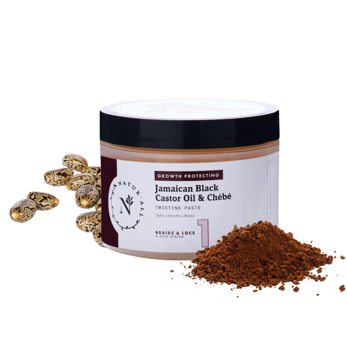 NaturAll front packaging 8 oz jar showing product label and benefits