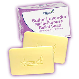 Naturasil packaging front view showing lavender and sulfur benefits