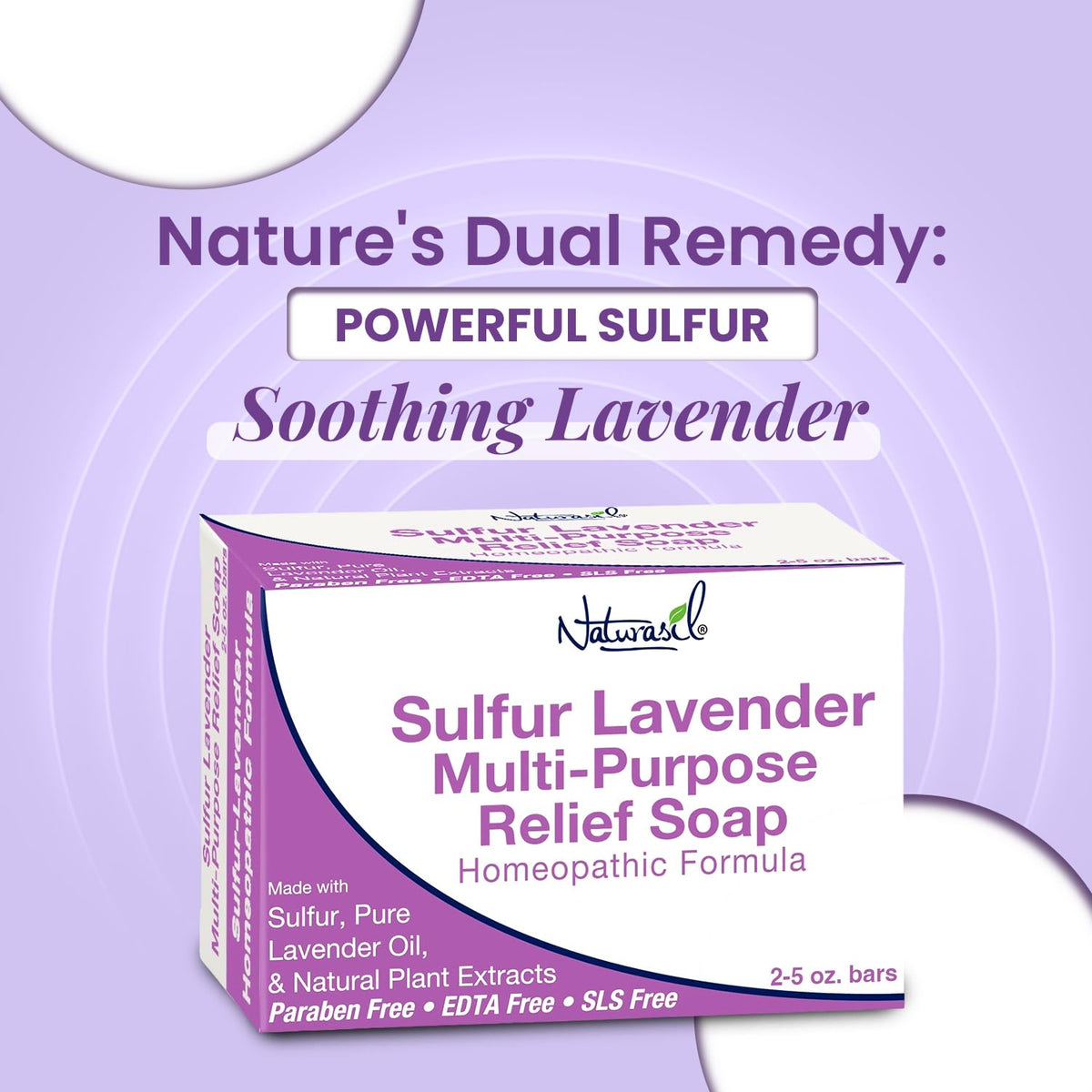 Naturasil lather on hand demonstrating cleansing action and control