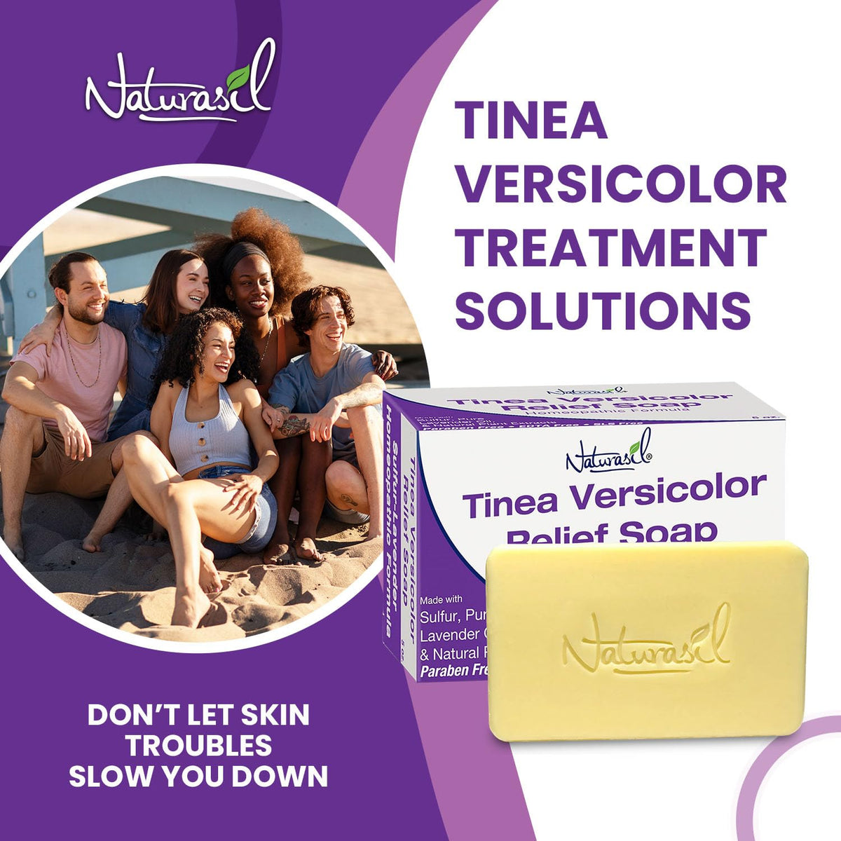 Naturasil two bars boxed packaging conveying value and consistent twice-daily use benefit