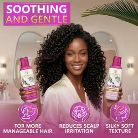 NATURAVIS before and after volume comparison showing fuller-looking hair