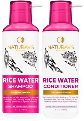 NATURAVIS front packaging set showing 16 fl oz bottles and benefits