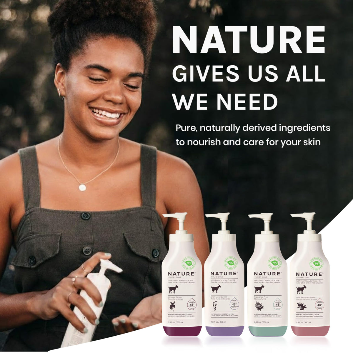 Nature by Canus sustainable packaging highlight showing responsible sourcing