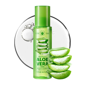 Nature Republic front bottle showing clean design and easy-pour cap for convenience