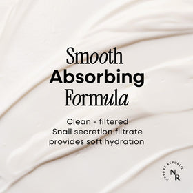 Nature Republic cream on hand demonstrating lightweight spreadability