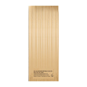 Nature Republic ampoule beside hand showing 100ml scale and travel use