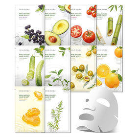 Nature Republic pack front showing 10 sheet masks and brand for easy selection