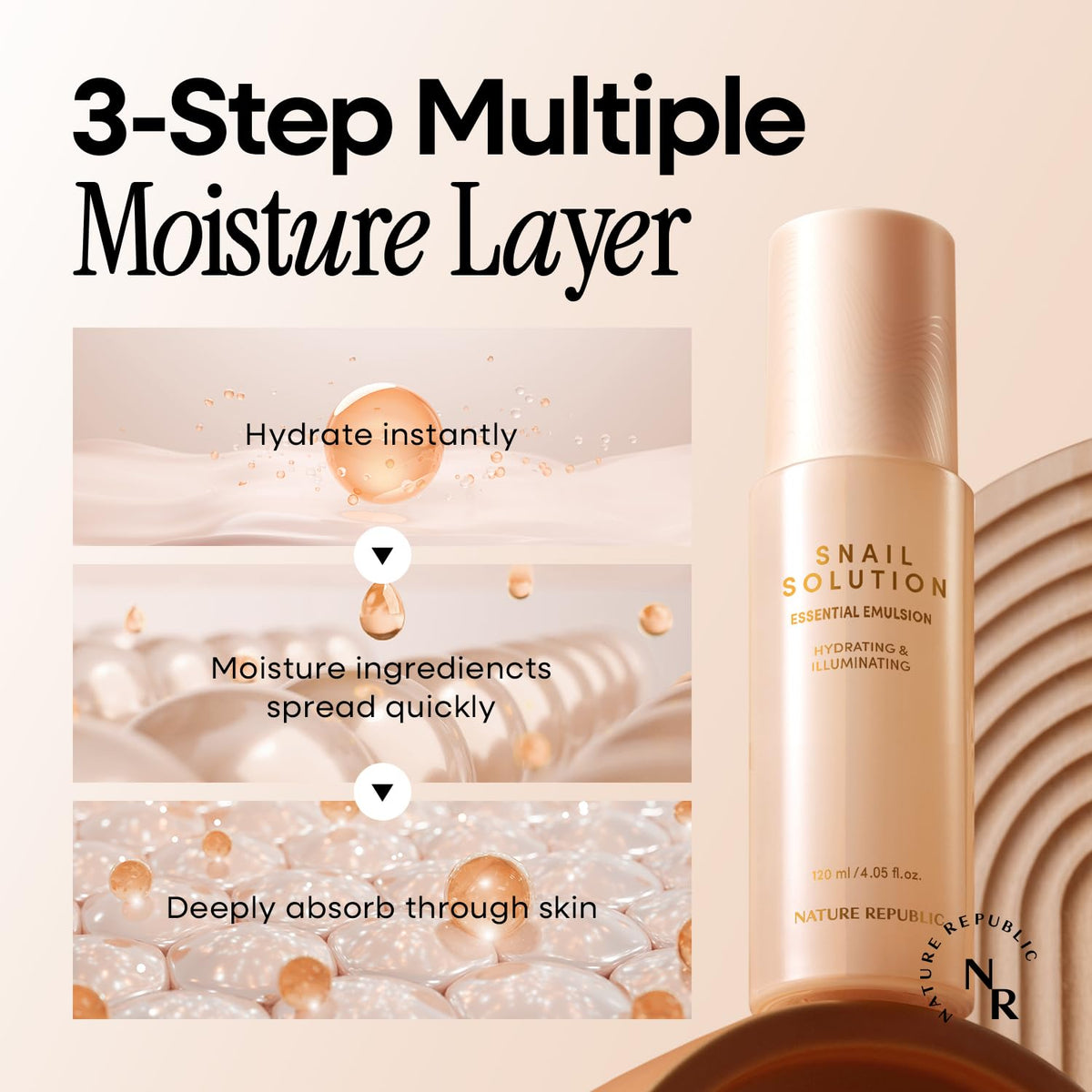 Nature Republic lifestyle on bathroom shelf suggesting routine-friendly hydration