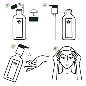 Nature Spell batana oil smoothed along hair lengths to strengthen and hydrate ends