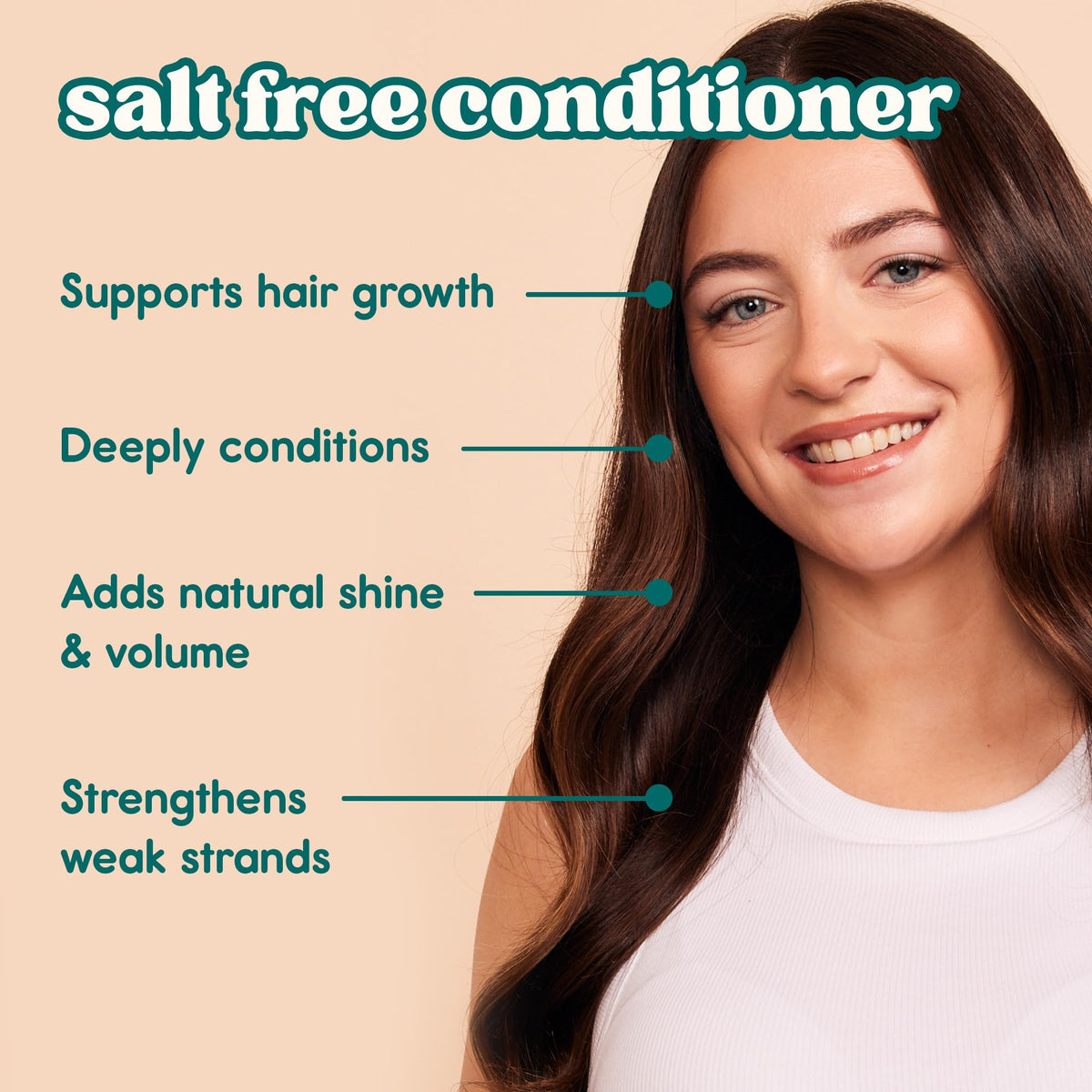 Nature Spell close-up texture of conditioner highlighting creamy, hydrating consistency