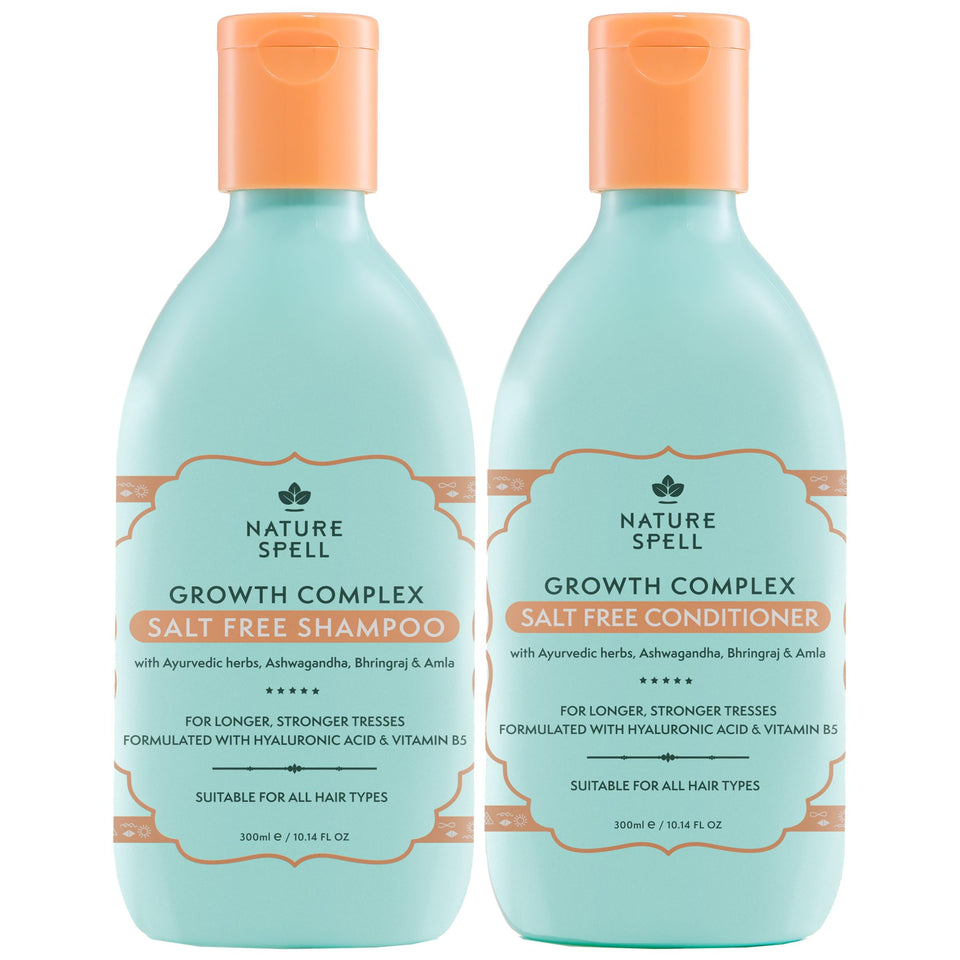 Nature Spell front packaging duo showing both bottles and benefits