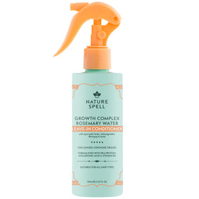 Nature Spell front bottle view showing leave-in conditioner benefits