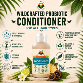 Nature Sustained back label close-up highlighting ingredient list and benefits
