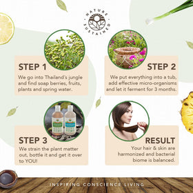 Nature Sustained conditioner cream consistency showing lightweight hydration benefit