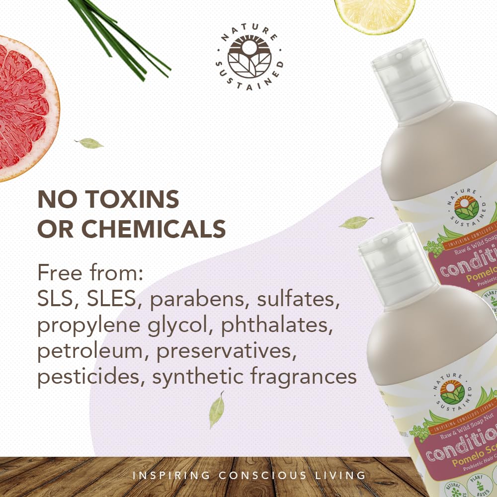 Nature Sustained hair after use showing smooth shiny strands and improved manageability
