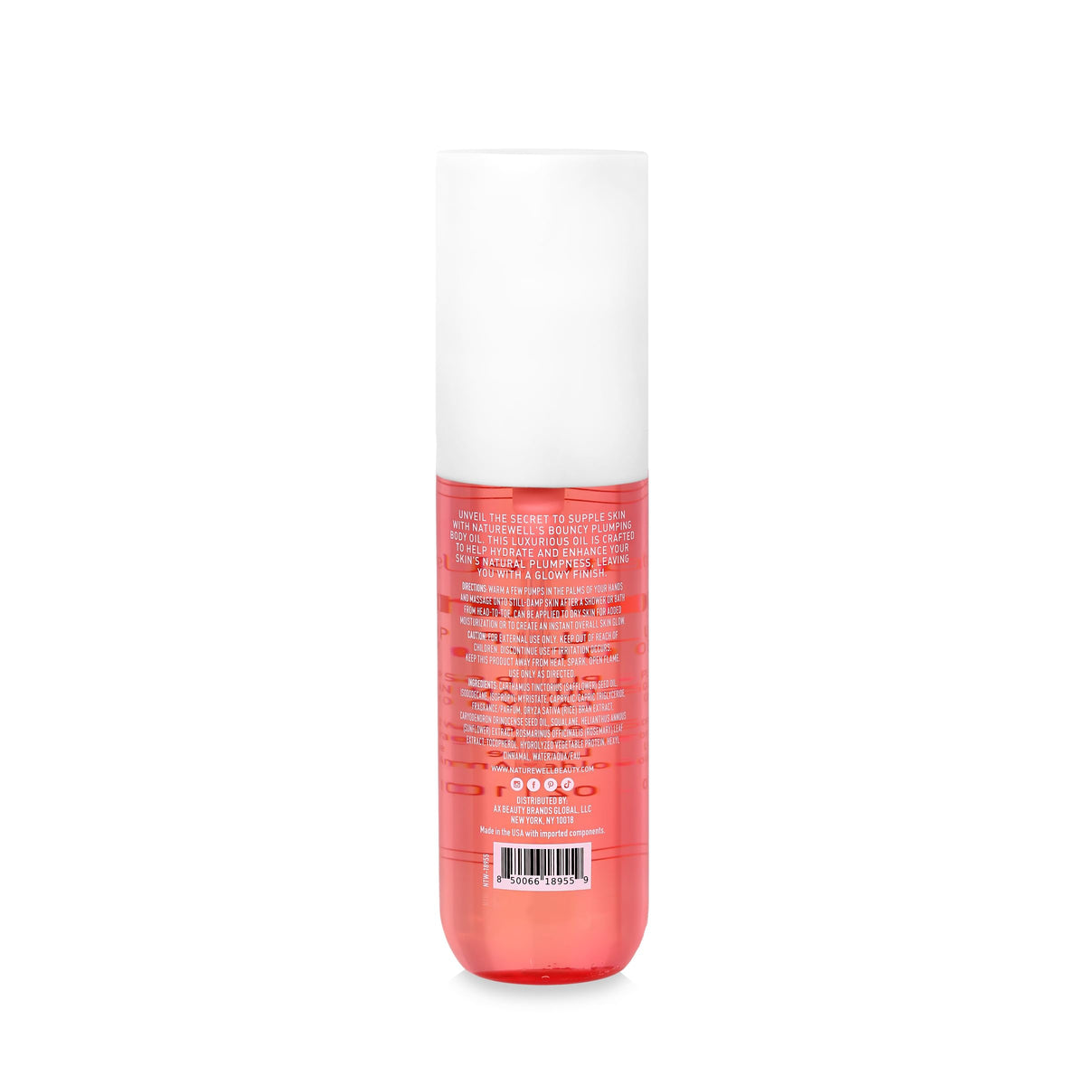 NATURE WELL bottle on bathroom shelf showing ritual-ready, everyday luxury