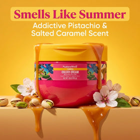 NATURE WELL cream texture closeup showing rich fast-absorbing finish