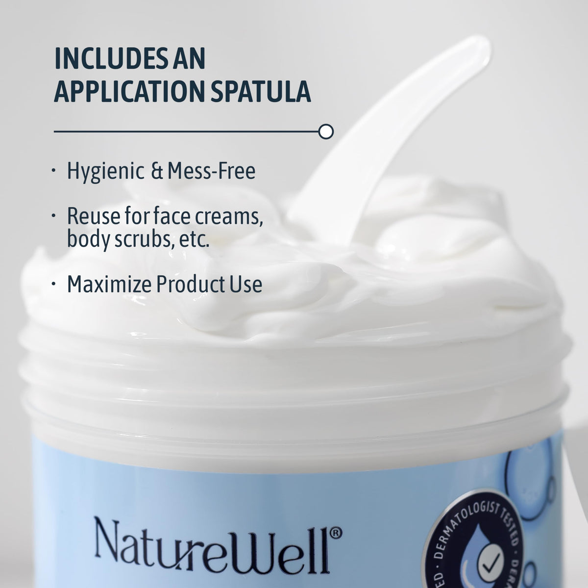 NATURE WELL label and ingredients close-up highlighting micro-encapsulated retinol