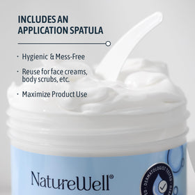 NATURE WELL label and ingredients close-up highlighting micro-encapsulated retinol