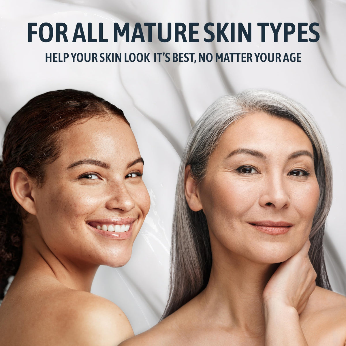 NATURE WELL spa bathroom lifestyle scene conveying daily moisturizing ritual