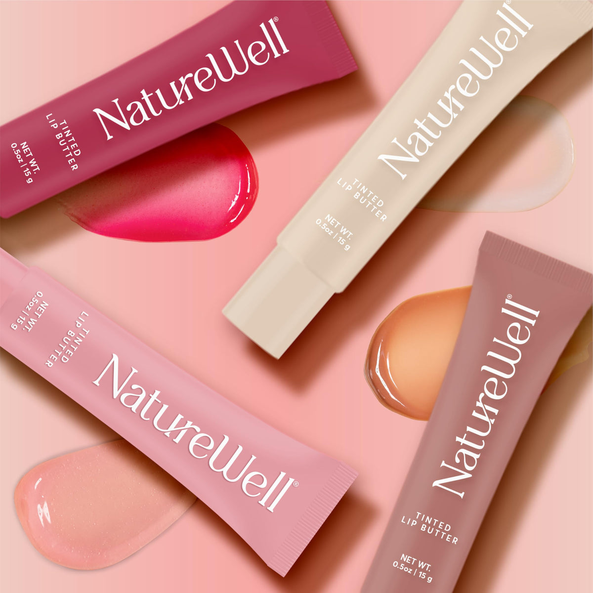 Nature Well travel purse ready shot with tubes in a bag conveying quick touch-up hydration benefit