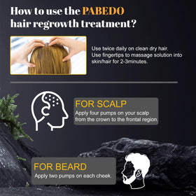NATURE ZIRAN scale comparison showing hair area, demonstrates visible coverage benefit