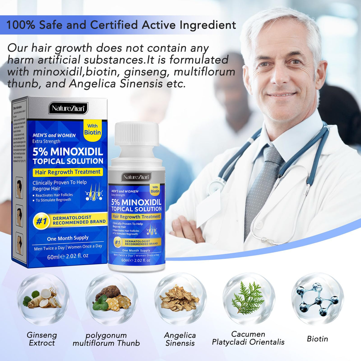 NATURE ZIRAN dropper applying solution for precise dosing benefit