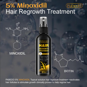 NATURE ZIRAN applying foam to scalp with fingertip, targeted follicle delivery