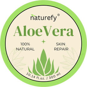 Naturefy open jar texture close-up highlighting smooth, non-sticky gel