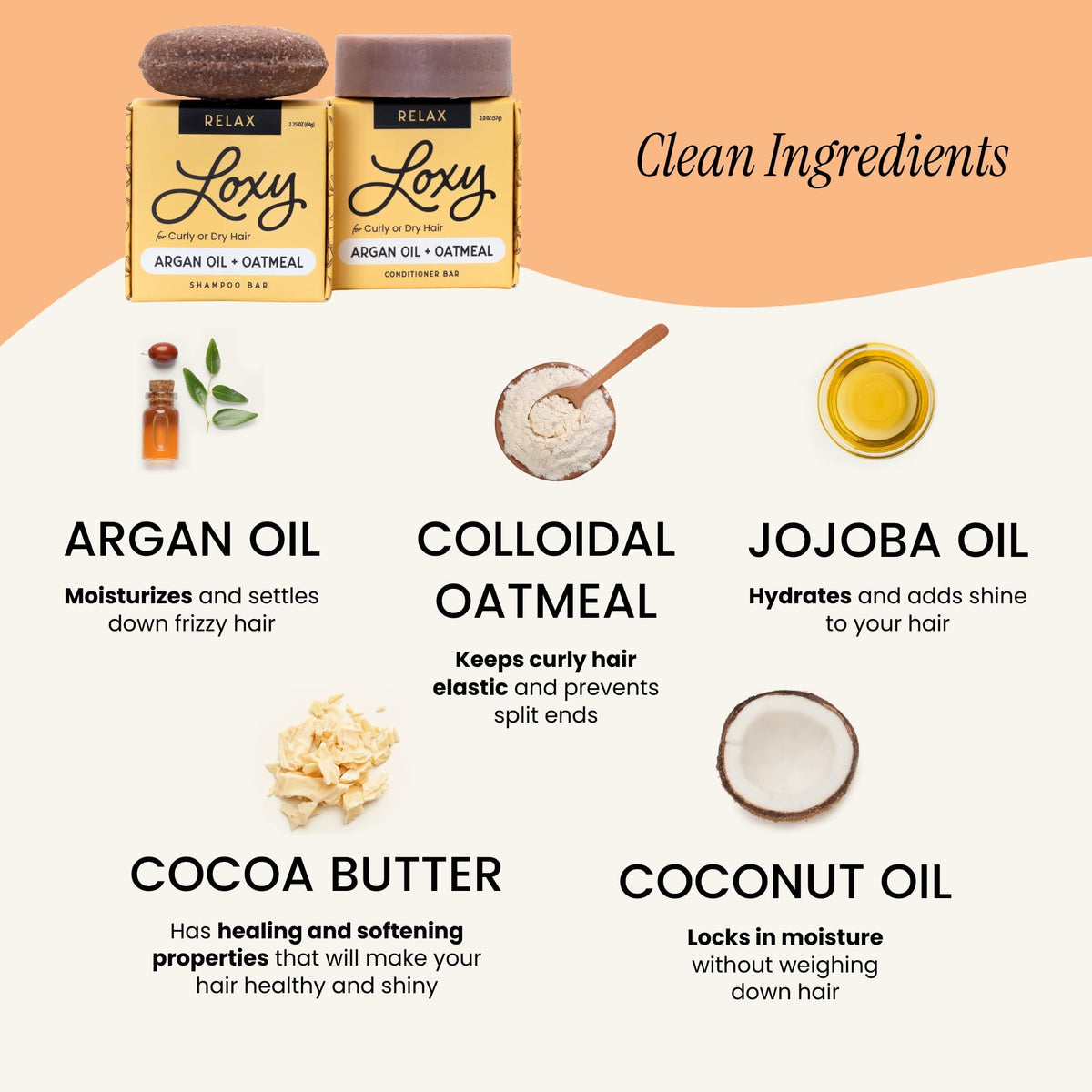 NATURÉL Loxy Relax close-up texture highlighting argan oil richness