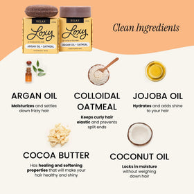 NATURÉL Loxy Relax close-up texture highlighting argan oil richness