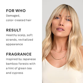 NatureLab.TOKYO after-treatment glossy hair reflecting restored shine
