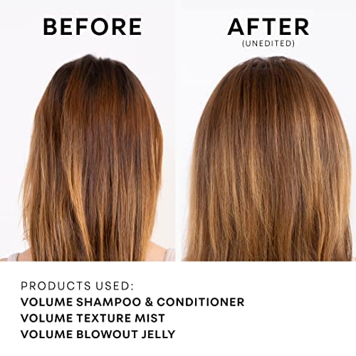 NatureLab.TOKYO applying conditioner in shower for lift and detangling benefit