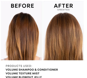 NatureLab.TOKYO conditioner pouring to highlight smooth detangling and softness