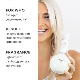 NatureLab.TOKYO conditioner creamy texture for smooth application