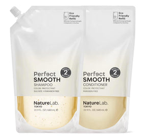 NatureLab.TOKYO front packaging showing refill duo and eco benefits