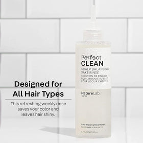 NATURELAB. TOKYO sake ingredient focus highlighting natural-balancing benefit