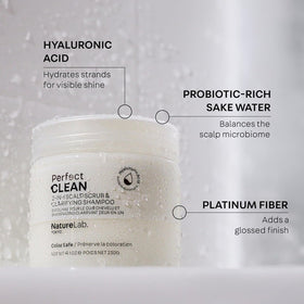NatureLab.TOKYO repair masque jar open showing creamy restorative formula