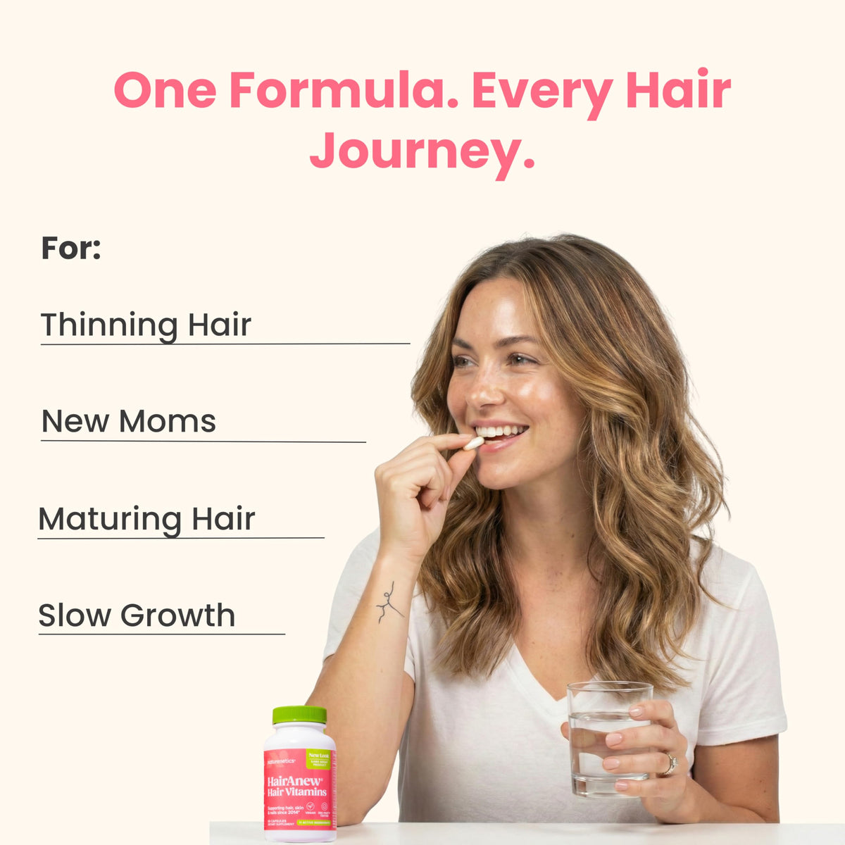 Naturenetics HairAnew ingredients label clear full disclosure for consumer trust