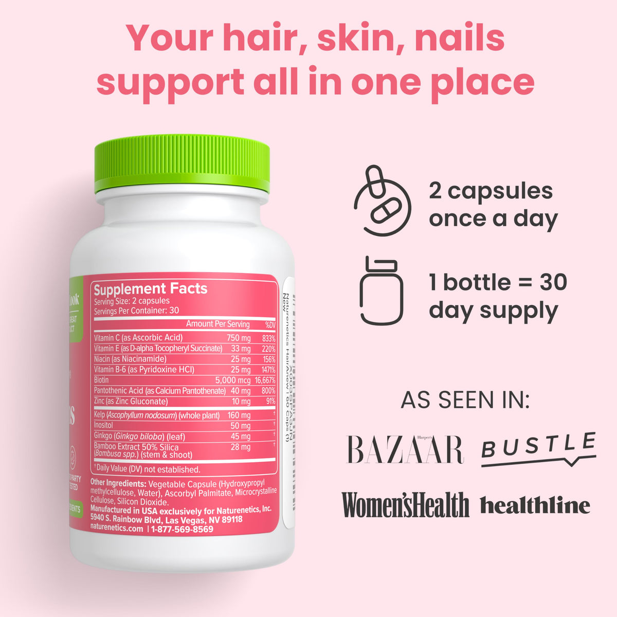 Naturenetics HairAnew man and woman using supplement illustrating universal suitability