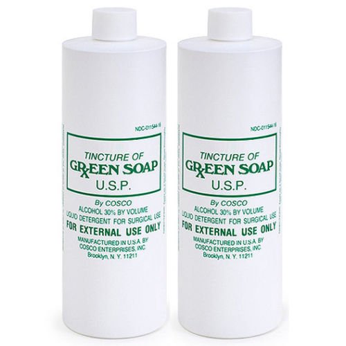 NaturePlus green soap front packaging showing two 16 oz bottles, convenient supply