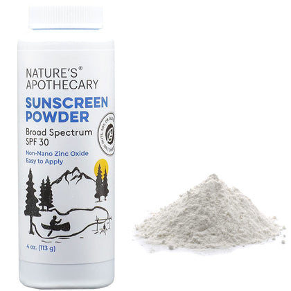 Nature's Apothecary front packaging showing SPF 30 and reef friendly benefit