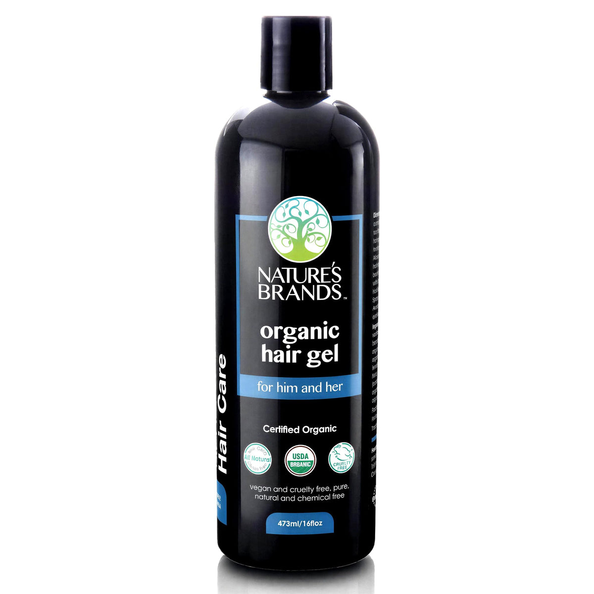 Nature's Brands front packaging showing organic seal and clean formula benefit