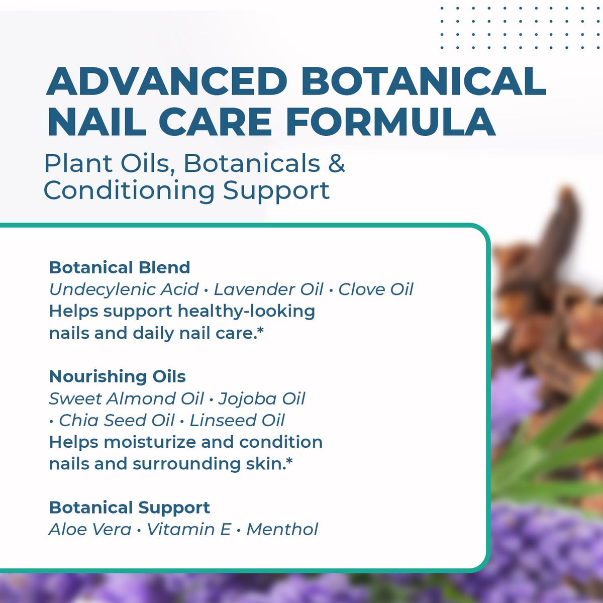Nature’s NutriWave bottle held in hand showing small size and easy handling benefit