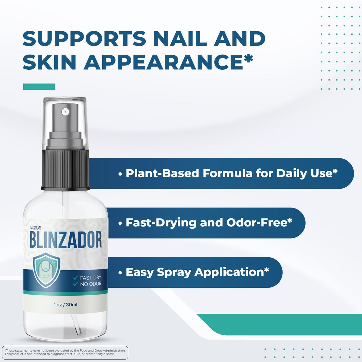 Nature’s NutriWave spray nozzle detail demonstrating precise application and no-mess use