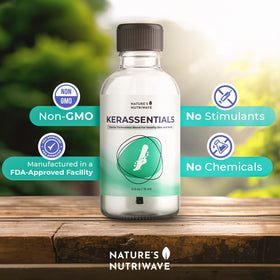 Nature’s NutriWave applied to nails in hand-care routine demonstrating easy use
