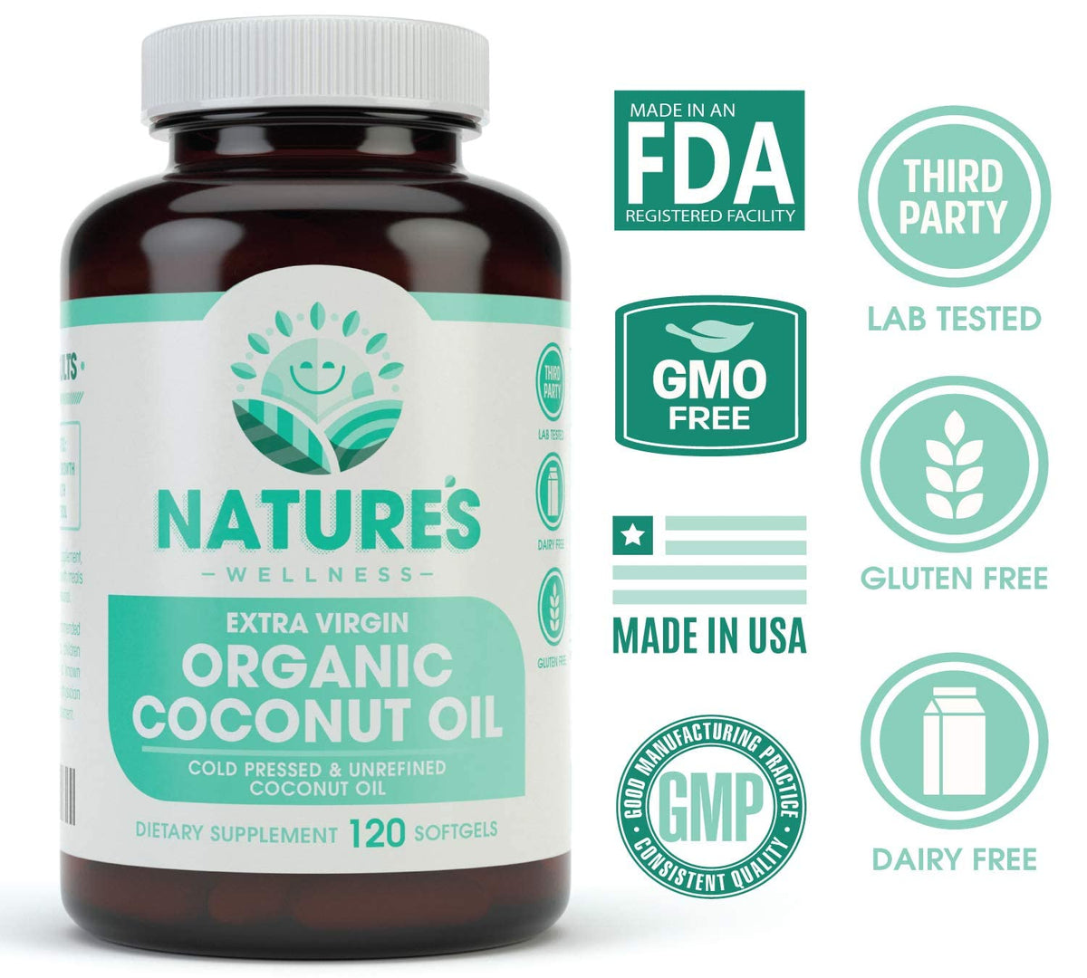 Natures Wellness open jar texture close-up showing creamy unrefined oil for hydration