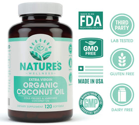 Natures Wellness open jar texture close-up showing creamy unrefined oil for hydration