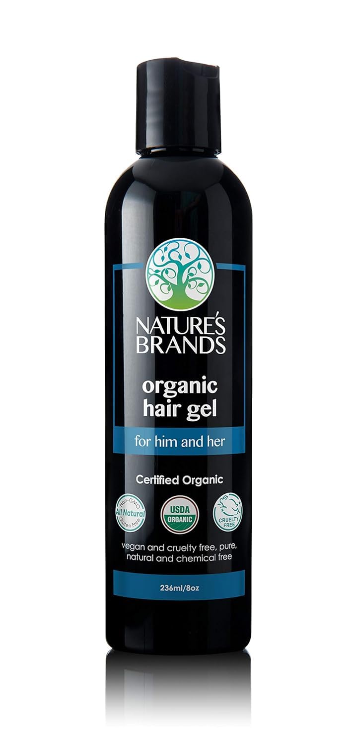 Nature's Brands front packaging showing 8 oz gel and clean ingredients benefit
